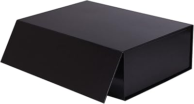Grande boîte cadeau noire pliable avec couvercle à paillettes 13x9,6x4 pouces, boîte cadeau décorative réutilisable pour anniversaire, noël, herbes. Diaytar Côte d'Ivoire se distingue par sa capacité à adapter son offre aux besoins spécifiques du marché ivoirien, en intégrant des innovations technologiques et en améliorant constamment son service. Avec plus de 300 000 références, la boutique propose un univers de produits qui répond aux attentes des consommateurs, que ce soit pour des achats quotidiens ou pour des occasions spéciales.