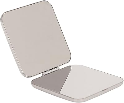 Miroir de voyage compact design pliable miroir de poche diy image transparente