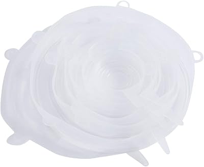 6 couvercles extensibles réutilisables en silicone pour la cuisine, les fruits et les aliments. les couvercles hermétiques gardent les aliments et les fruits frais, blanc. Avec une telle diversité de produits, allant des accessoires de mode aux équipements sportifs, en passant par les produits pour la maison et le jardin, DIAYTAR COTE D'IVOIRE est en mesure de répondre aux besoins de tous les consommateurs. Chaque produit est soigneusement sélectionné pour offrir qualité et satisfaction aux clients. Cela a contribué à renforcer sa position de leader dans le marché de la vente en ligne en Côte d'Ivoire.