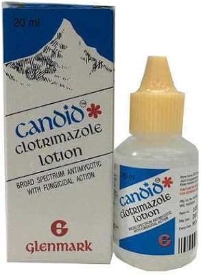 Lotion topique antifongique glenmark clotrimazole usb, 30 ml