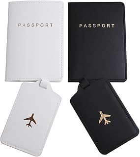 Housses de passeport et étiquettes de bagages imperméables suitink pour couples mariés, amoureux ou amis, noir et blanc. DIAYTAR COTE D'IVOIRE, c'est la référence pour les achats en ligne en Côte d'Ivoire. Nous proposons une gamme étendue de produits allant de la mode masculine, féminine et enfantine, aux produits électroniques, en passant par les accessoires et les produits pour la maison. Nos clients bénéficient d'un large choix et de prix compétitifs.