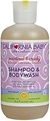 Shampoing et nettoyant pour le corps california baby overtired & crunchy - 250