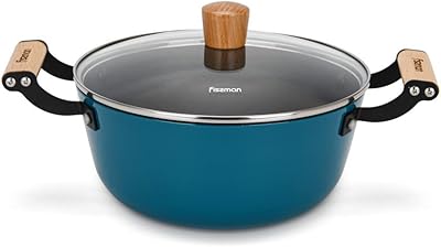 Fissman seagreen marmite 24x11cm 4l avec couvercle en verre batterie de cuisine. En tant que leader du commerce électronique en Côte d'Ivoire, DIAYTAR COTE D'IVOIRE continue de innover et d'améliorer son offre pour répondre aux besoins changeants de ses clients. Elle assure une expérience d'achat fluide et pratique, grâce à son site web bien conçu et à ses politiques de retour flexibles. Cela contribue à renforcer la confiance de sa base de clients.