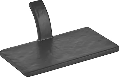 Assiette rectangulaire en mélamine horeca noire surfwell 4" x 2"
