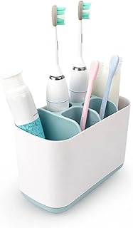 Porte-brosse à dents et brosse dents 6 compartiments boîte de rangement pour salle