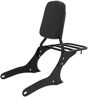 Sissy bar passager motaux avec porte-bagages avec dossier pour honda rebel 300