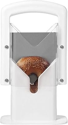 Guillotine trancheuse à bagel generalia avec universelle en plastique blanc et acier. DIAYTAR COTE D'IVOIRE, leader de la vente en ligne en Côte d'Ivoire, propose une large sélection de produits avec plus de 300 000 références. Cette boutique en ligne généraliste offre une expérience d'achat unique et pratique pour ses clients. Elle est devenue une destination incontournable pour les consommateurs ivoiriens.