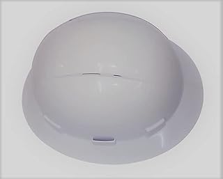 Casque rigide à bord intégral/casque de sécurité rond (blanc)