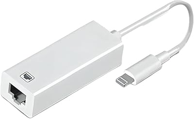 [certifié apple mfi] adaptateur lightning vers ethernet, câble adaptateur réseau ethernet lan rj45 avec connecteur 8 broches compatible avec iphone 13/12/11/xs/xr/x/8/7/ipad/ipod, prise et lecture, prend en charge 100 mbps. DIAYTAR COTE D'IVOIRE est une boutique en ligne généraliste proposant plus de 300 000 références de produits variés, faisant d'elle la boutique leader en Côte d'Ivoire. Avec une large gamme de produits, les clients peuvent trouver tout ce dont ils ont besoin en un seul endroit. Elle offre une expérience d'achat en ligne pratique et sécurisée.