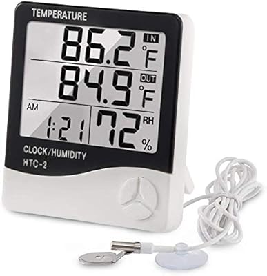 Rdn thermomètre numérique moniteur d'humidité intérieure et extérieure avec alarme lcd, fil de sonde 3m pour chambre à coucher, entrepôt, serre, garage, fahrenheit ou celsius. Diaytar Côte d'Ivoire est fière de proposer une large gamme de produits, allant des produits alimentaires aux vêtements et aux accessoires. La boutique travaille avec des fournisseurs de confiance pour garantir que les produits sont de haute qualité et répondent aux attentes des clients.