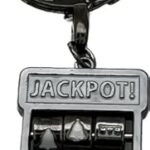 Porte-clés machine à sous de las vegas rose