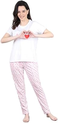 Ensemble pyjama imprimé coupe régulière pour femme