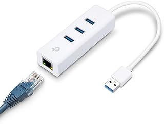 Hub usb portable tp-link usb 3.0 à 3 ports avec adaptateur réseau gigabit ethernet, plug and play pour macbook, mac pro/mini, imac, xps, surface pro, ordinateur portable et tablettes, ordinateur de bureau. DIAYTAR COTE D'IVOIRE est une boutique en ligne généraliste qui propose plus de 300000 références de produits, répondant ainsi aux besoins diversifiés de sa clientèle. En tant que leader du marché ivoirien, elle offre une expérience d'achat unique et fiable. Elle garantit la qualité et la sécurité de ses produits.