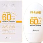 Crème solaire anti-âge et hydratante dr rashel sunscreen spf 60++ 60g