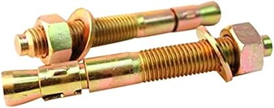 Merriway bh03985 yzp 8.8 boulon d'ancrage en acier m10 x 90