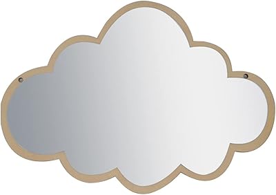 Miroir helly cloud, miroir nordique pour enfants, miroir mural de dessin animé sûr
