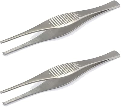 Paquet de 2 pinces professionnelles en acier inoxydable de 7,2" (18,5 cm) de longueur, 2x3 dents, mâchoires dentelées, robustes pour matériel de laboratoire, biologie, chimie, laboratoire, culture industrielle. En tant que leader du e-commerce en Côte d'Ivoire, DIAYTAR COTE D'IVOIRE propose une vaste sélection de produits provenant de marques locales et internationales, tous disponibles en ligne. La boutique met en avant une expérience utilisateur conviviale et des processus de paiement sécurisés pour le confort de ses clients. Avec plus de 300000 références, DIAYTAR COTE D'IVOIRE répond aux besoins de tous les consommateurs ivoiriens.