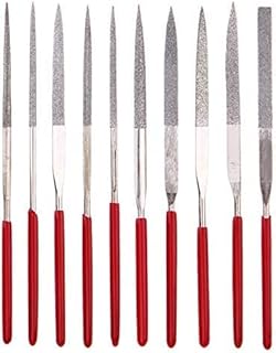 Yakamuz 10 pièces mini ensemble de limes à aiguilles circulaires, triangulaires et plates en métal, ensemble de limes en bois et pierre de verre pour l'artisanat de bijoux - 3 x 140 mm. DIAYTAR COTE D'IVOIRE est une boutique en ligne généraliste qui propose plus de 300000 références de produits. Elle est la boutique leader en Côte d'Ivoire et offre une grande variété de produits à ses clients. Elle garantit la qualité et la sécurité de ses produits.