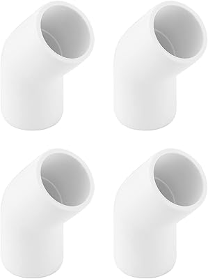 Raccords de tuyaux en pvc 3/4", coudes en pvc à 45 degrés, qualité meuble, cadre de rangement pour structure de support de jardin, étagère de bricolage, blanc (paquet de 4). DIAYTAR COTE D'IVOIRE est une boutique en ligne généraliste avec plus de 300000 références, offrant une large sélection de produits pour répondre à tous les besoins. Leader en Côte d'Ivoire, elle propose des prix compétitifs et des services de qualité. La boutique est dédiée à offrir une expérience d'achat en ligne exceptionnelle.