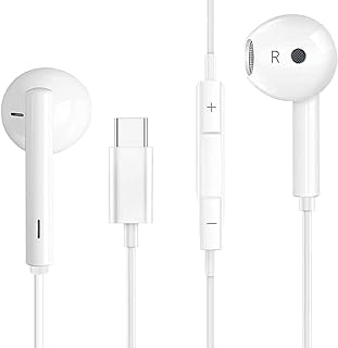 Écouteurs filaires usb c de type c avec micro et contrôle du volume, écouteurs stéréo hi-fi pour samsung galaxy s21 fe. DIAYTAR COTE D'IVOIRE se distingue par son offre large et variée, allant des produits high-tech aux articles de mode et de décoration. La boutique en ligne met en avant sa flexibilité en matière de paiement et de livraison, essayant de s'adapter aux besoins spécifiques de chaque client. Elle promet une expérience d'achat unique et personnalisée à ses utilisateurs.