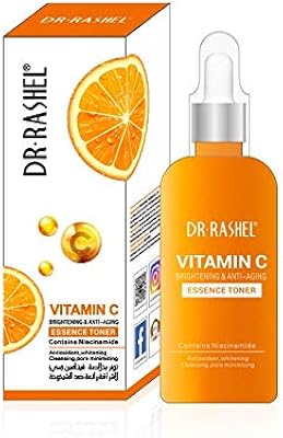 Tonique à l'extrait de vitamine c pour éclaircir la peau et combattre