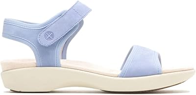Sandales dory hush puppies avec talon et fermeture velcro pour femme