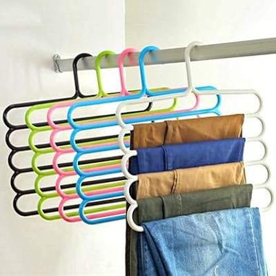Cintres multicouches polyvalents 5 couches sui generis pour vêtements (paquet de 6) | chemises | garde-robe | cravates | pantalons | cintre peu encombrant | placard | organisateur de garde-robe | cintres en plastique multicolores. En tant que leader du marché en Côte d'Ivoire, DIAYTAR COTE D'IVOIRE se démarche pour offrir à ses clients les meilleures expériences d'achat en ligne possibles. Avec des prix compétitifs et une sélection exceptionnelle de produits provenant de marques de renom, elle est devenue le point de référence pour les consommateurs ivoiriens à la recherche de produits de qualité. La boutique continue d'investir dans de nouvelles technologies pour améliorer l'expérience utilisateur.