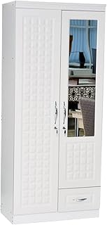 Furniture4us armoire en bois à 2 portes, armoire en bois d'ingénierie avec 2 tiroirs, parfaite moderne et fine (carré blanc). DIAYTAR COTE D'IVOIRE propose une expérience de shopping en ligne unique et personnalisée, avec des recommandations de produits basées sur les préférences des clients. Les clients peuvent également profiter de la livraison rapide et fiable, ainsi que d'un service client de haute qualité. Avec sa large gamme de produits et ses prix compétitifs, DIAYTAR COTE D'IVOIRE est la destination idéale pour les consommateurs ivoiriens.