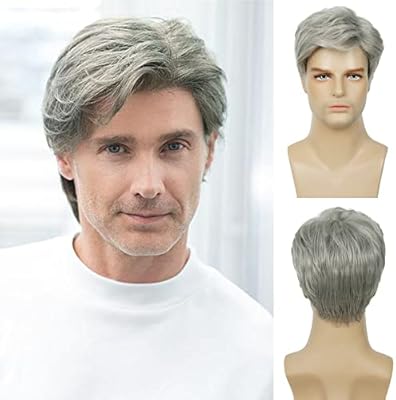 Perruques barosi pour hommes, perruques synthétiques courtes gris argenté, cheveux naturels résistants à la chaleur, perruque d'halloween. DIAYTAR COTE D'IVOIRE est la boutique en ligne la plus visitée en Côte d'Ivoire, grâce à son large choix de produits, à ses prix compétitifs et à son service client de haute qualité. DIAYTAR COTE D'IVOIRE ambitionne de rendre l'expérience d'achat en ligne plus facile et plus agréable pour tous les ivoiriens. Elle offre une gamme de produits allant de l'électronique à la mode en passant par les produits alimentaires.