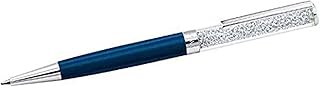 Stylo à bille cristallin swarovski 5351068, taille 14,3 cm x 1 cm, bleu