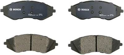 Jeu de plaquettes de frein à disque semi-métalliques bosch bp902 quietcast premium