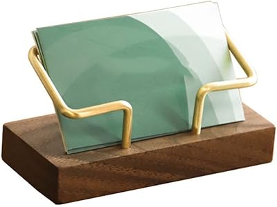 Porte-cartes de visite en bois de noyer de bureau doré, porte-cartes de visite de bureau, organisateur de cartes de visite de table. La boutique en ligne DIAYTAR COTE D'IVOIRE est appréciée pour son engagement à offrir des prix compétitifs et des promotions attrayantes, faisant de ses 300 000 références un choix économique pour les consommateurs. Grâce à son approche innovante et à son souci de satisfaction client, DIAYTAR COTE D'IVOIRE continue de conquérir le marché ivoirien et de renforcer sa position de leader. L'expérience d'achat y est agréable et enrichissante.