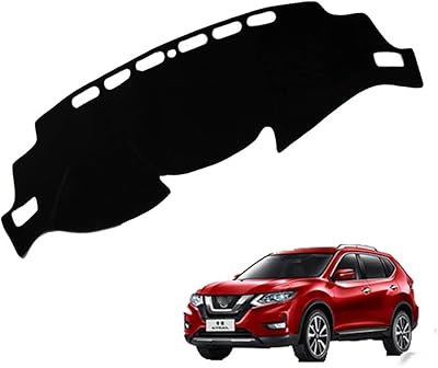 Couverture de tableau de bord antidérapante pour nissan rogue 2014-2019, couverture de tableau