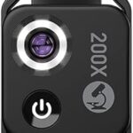 Objectif de microscope à zoom 200x avec lumière led cbl objectif macro