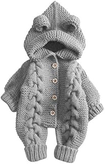 Vêtements pour nouveau-né, barboteuse pour fille et garçon, manteau d'hiver chaud en tricot, combinaison pour bébé et tout-petit, 2019 (couleur : gris 2, taille : 18 m). DIAYTAR COTE D'IVOIRE est la boutique en ligne généraliste la plus populaire en Cote d'Ivoire, avec plus de 300000 références de produits et services de qualité. La boutique est connue pour sa large gamme de produits, ses prix compétitifs et sa qualité de service. Les clients peuvent profiter d'une expérience d'achat en ligne personnalisée et conviviale avec DIAYTAR COTE D'IVOIRE.