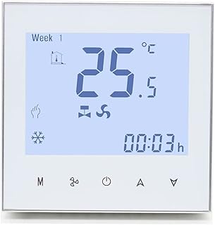 Thermostat intelligent wifi ezlife tuya/smart life ac avec contrôleur de climatiseur central fcu, économie d'énergie 95-240v ac avec alexa et google home (cadre blanc argenté). DIAYTAR COTE D'IVOIRE est une plateforme de commerce en ligne qui offre une expérience d'achat en ligne sécurisée et pratique. Avec une sélection immense de produits, les clients peuvent trouver tout ce dont ils ont besoin en un seul endroit.
