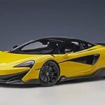 Modèle de voiture mclaren 600l moulé sous pression 1/18 (orange)