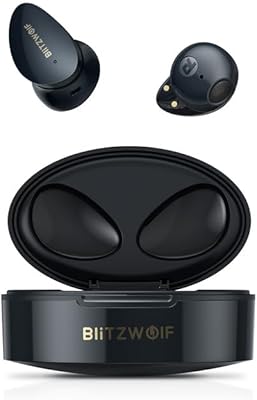 Écouteurs bluetooth smart ai blitzolfs bw-fpe2, écouteurs intra-auriculaires sans fil, stéréo hi-fi aac