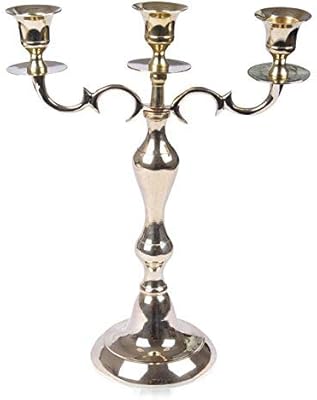 Lustre élégant de 11 pouces de haute qualité composé de 3 branches, soigneusement fabriqué à partir de laiton pur et poli dans un bon rapport et avec nos autres lustres. DIAYTAR COTE D'IVOIRE est une boutique en ligne généraliste qui propose plus de 300 000 références de produits, faisant d'elle l'un des leaders du marché ivoirien. Avec une large gamme de produits, vous trouverez tout ce dont vous avez besoin sur DIAYTAR. 