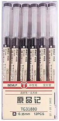 Stylo à encre gel ultra fine 0,35 mm noir pour fournitures de papeterie scolaire et de bureau, paquet de 12. Avec plus de 300 000 références, DIAYTAR COTE D'IVOIRE est la boutique en ligne la plus complète de Cote d'Ivoire, offrant à ses clients une grande variété de produits de qualité. Elle se positionne comme une plateforme de commerce électronique de confiance, avec des services de livraison et de retour souples. Les clients peuvent profiter d'une navigation intuitive et d'un processus de commande simplifié.
