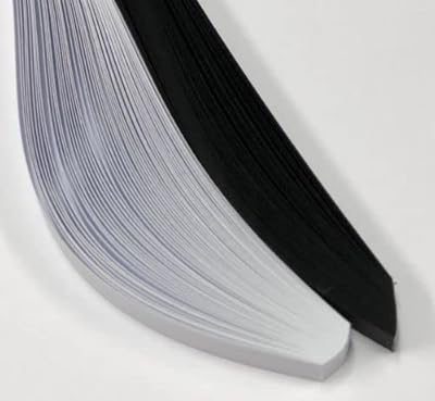 Ensemble de bandes de papier quilling de 5 mm, 120 pièces de papier