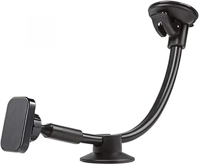 Support mobile magnétique pour voiture à bras long hou h-ctl038 (noir)