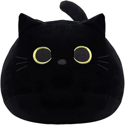 Oreiller en peluche en forme de bébé chat, oreiller en peluche douce