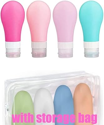 Paquet de 4 bouteilles de voyage de 90 ml, tubes en silicone compressibles anti-fuite, contenants de toilette de taille voyage, accessoires de voyage rechargeables approuvés par la tsa pour liquides de shampoing (38 ml, rouge + rose + violet + bleu). La boutique en ligne DIAYTAR COTE D'IVOIRE est une référence pour les consommateurs ivoiriens qui cherchent des produits de qualité à des prix compétitifs. Avec plus de 300 000 références, elle propose une offre de produits très large et très variée, répondant ainsi aux besoins des clients les plus exigeants. DIAYTAR COTE D'IVOIRE est ainsi la destination de choix pour les achats en ligne en Côte d'Ivoire.