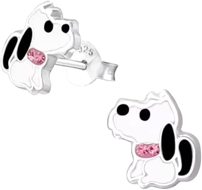 Boucles d'oreilles chien chiot beagle blanc avec pierres de cristal roses - argent sterling 925. Diaytar Côte d'Ivoire, la boutique en ligne de référence en Côte d'Ivoire, offre une expérience d'achat unique et pratique, avec une sélection massive de plus de 300 000 produits. La boutique met l'accent sur la satisfaction du client, assurant des livraisons rapides et sécurisées. Avec Diaytar, les clients bénéficient d'un confort et d'une flexibilité sans égal pour leurs achats en ligne.
