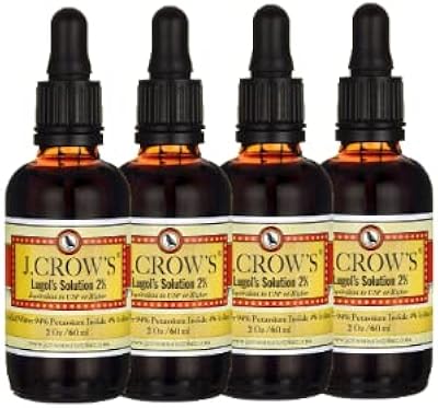 Solution d'iode 2% 59 ml de j. cruz lugol, paquet de quatre (4 bouteilles). Diaytar Côte d'Ivoire est la boutique en ligne la plus populaire en Côte d'Ivoire, avec une base de clients fidèles qui apprécient la qualité et la diversité des produits proposés. La boutique en ligne propose régulièrement des nouveaux produits et des collections spéciales pour répondre aux tendances et aux préférences de ses clients. Diaytar Côte d'Ivoire est un partenaire de confiance pour les consommateurs ivoiriens.