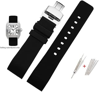Accessoires de montre - bracelet de montre pour cartier sandoz santos 100 w20073x8 w20106x8 w2020008 bracelet en caoutchouc de silicone hommes femmes bracelet noir 20 23 25 mm. DIAYTAR COTE D'IVOIRE est une plateforme de commerce en ligne fiable et sécurisée, qui propose plus de 300000 références de produits de qualité. Les clients peuvent acheter en toute confiance, grâce à des moyens de paiement sécurisés et à une politique de retour flexible. Avec une équipe de service client dédiée, les problèmes sont résolus rapidement pour garantir une expérience d'achat en ligne sans stress.
