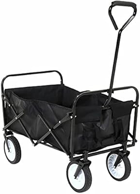 Chariots pliants avec roues pliantes | chariot de plage courses pliable