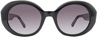 Lunettes de soleil swarovski sk 0371 01b noir brillant dégradé taupe 52 21
