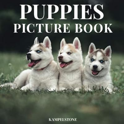 Livre d'images sur les chiots : livre cadeau de 100 images de chiots